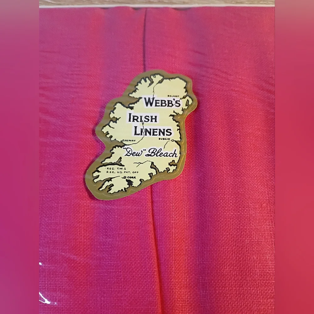 Webbs Irish Linens gorgeous vintage